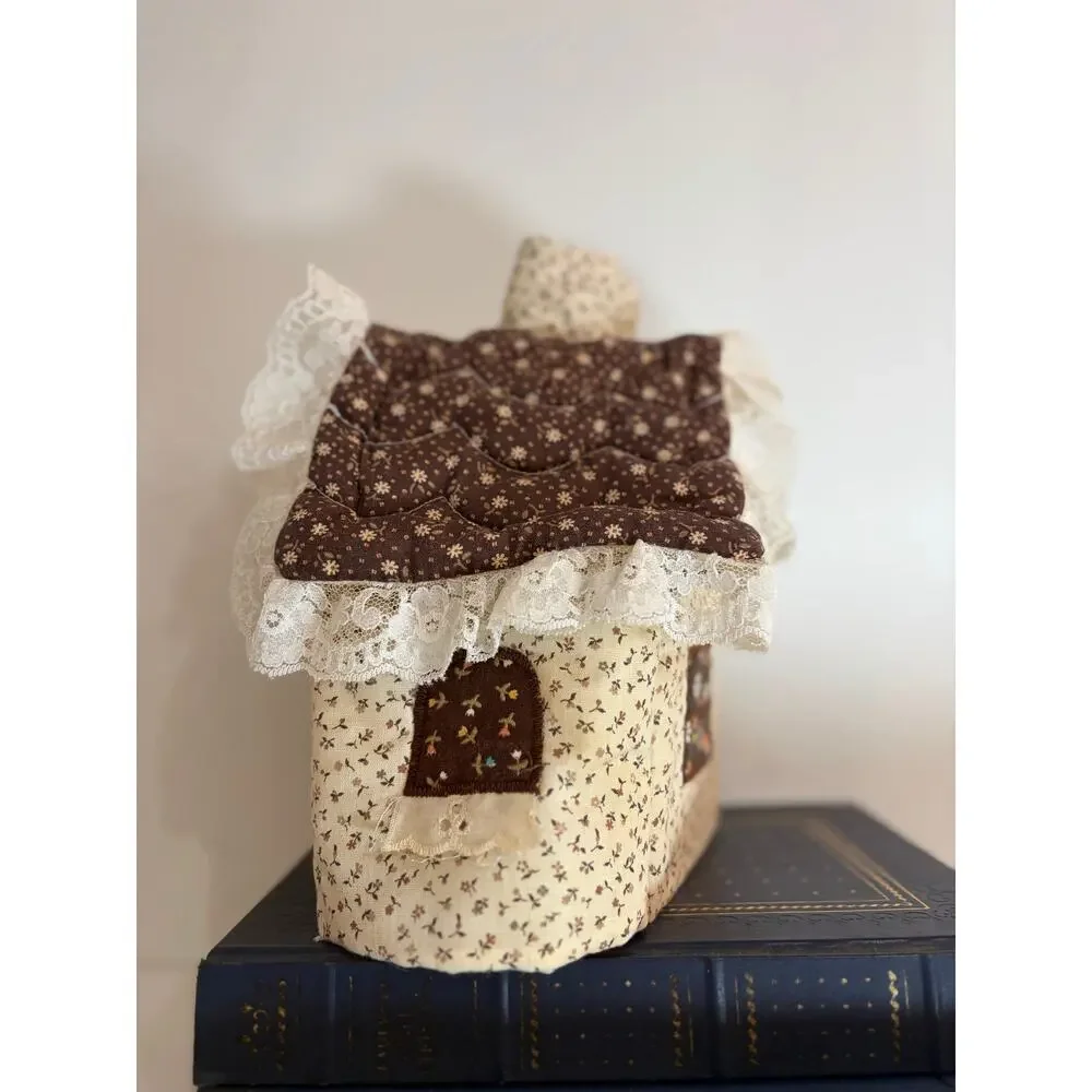 Handmade vintage brown
